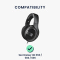 kwmobile Ohr Polster für Sennheiser HD 559 / 569 / 599 Ohrpolster - Ersatz Ohrpolster - Kopfhörer Ersatzteile - Kopfhörer Ersatzpolster für Over Ear Headphones