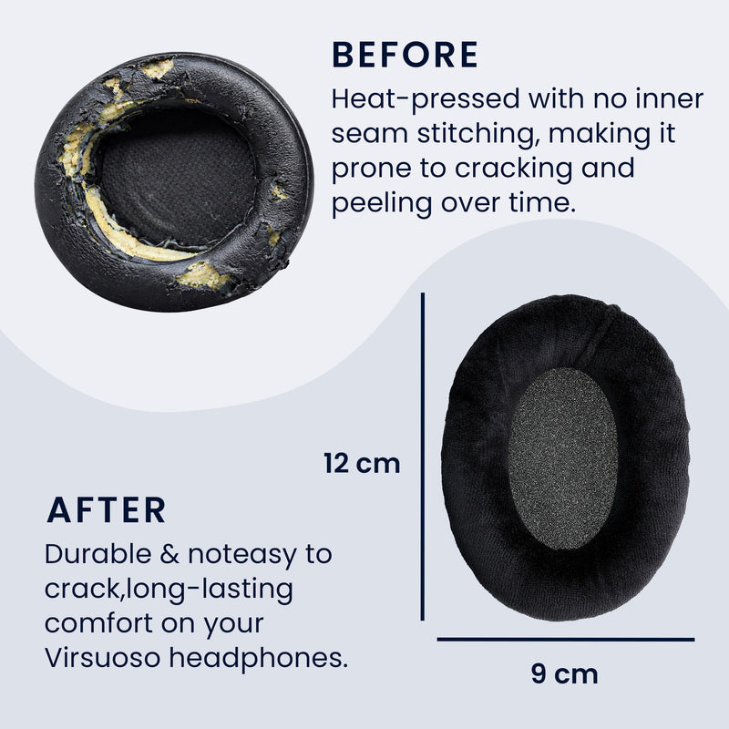 kwmobile Ohr Polster für Sennheiser HD 559 / 569 / 599 Ohrpolster - Ersatz Ohrpolster - Kopfhörer Ersatzteile - Kopfhörer Ersatzpolster für Over Ear Headphones
