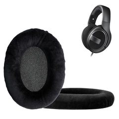 kwmobile 2x Velours Ohr Polster für Sennheiser HD 559 / 569 / 599 Ohrpolster - Ersatz Ohrpolster - Kopfhörer Ersatzteile - Kopfhörer Ersatzpolster für Over Ear Headphones Schwarz  