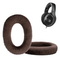 kwmobile 2x Velours Ohr Polster für Sennheiser HD 559 / 569 / 599 Ohrpolster - Ersatz Ohrpolster - Kopfhörer Ersatzteile - Kopfhörer Ersatzpolster für Over Ear Headphones Braun  