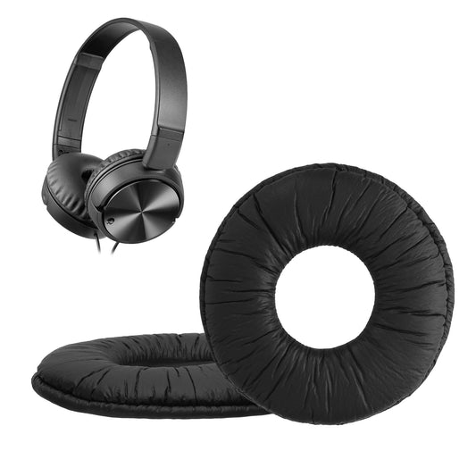 kwmobile 2x Ohr Polster für Sony MDR-ZX110 / MDR-ZX310/ MDR-ZX330 Ohrpolster - Ersatz Ohrpolster - Kopfhörer Ersatzteile - Kopfhörer Ersatzpolster für Over Ear Headphones Schwarz  