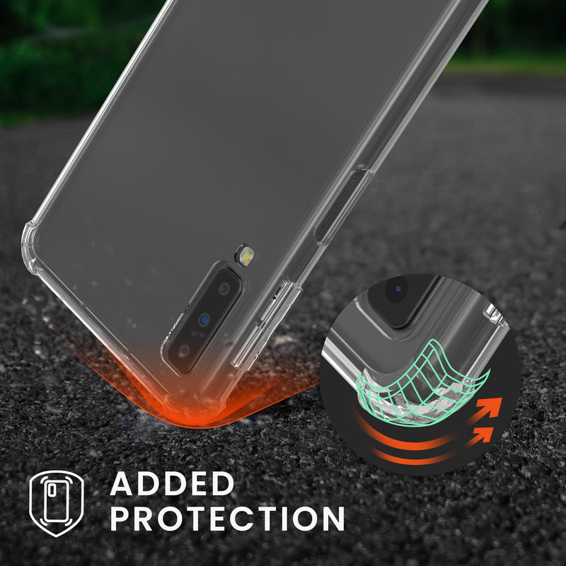 kwmobile Necklace Case kompatibel mit Samsung Galaxy A7 (2018) Hülle
