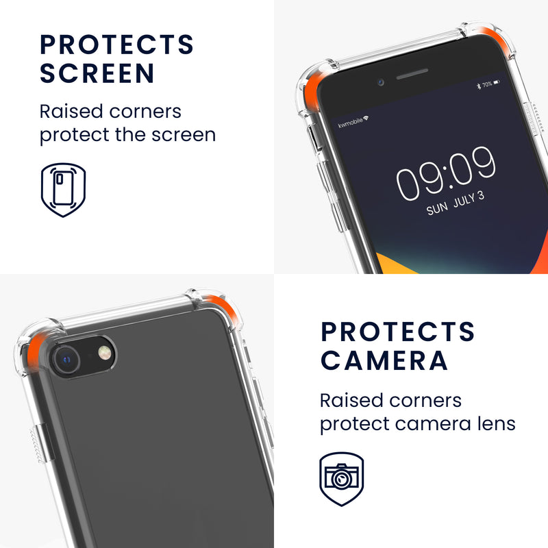 Handykette Silikon Handyhülle für Apple iPhone SE (2022) / iPhone SE (2020) / iPhone 8 / iPhone 7