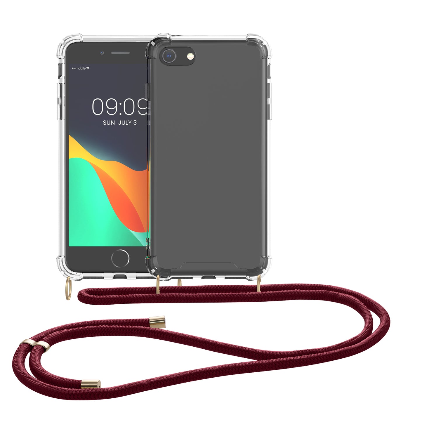Handykette Silikon Handyhülle für Apple iPhone SE (2022) / iPhone SE (2020) / iPhone 8 / iPhone 7