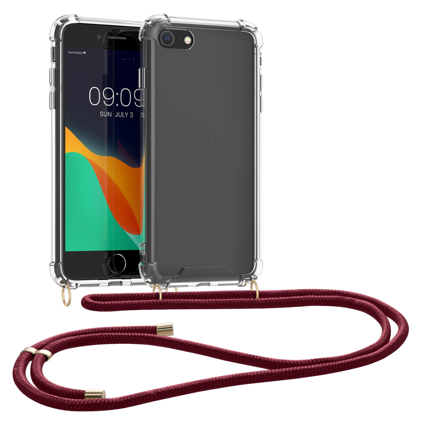 Handykette Silikon Handyhülle für Apple iPhone SE (2022) / iPhone SE (2020) / iPhone 8 / iPhone 7