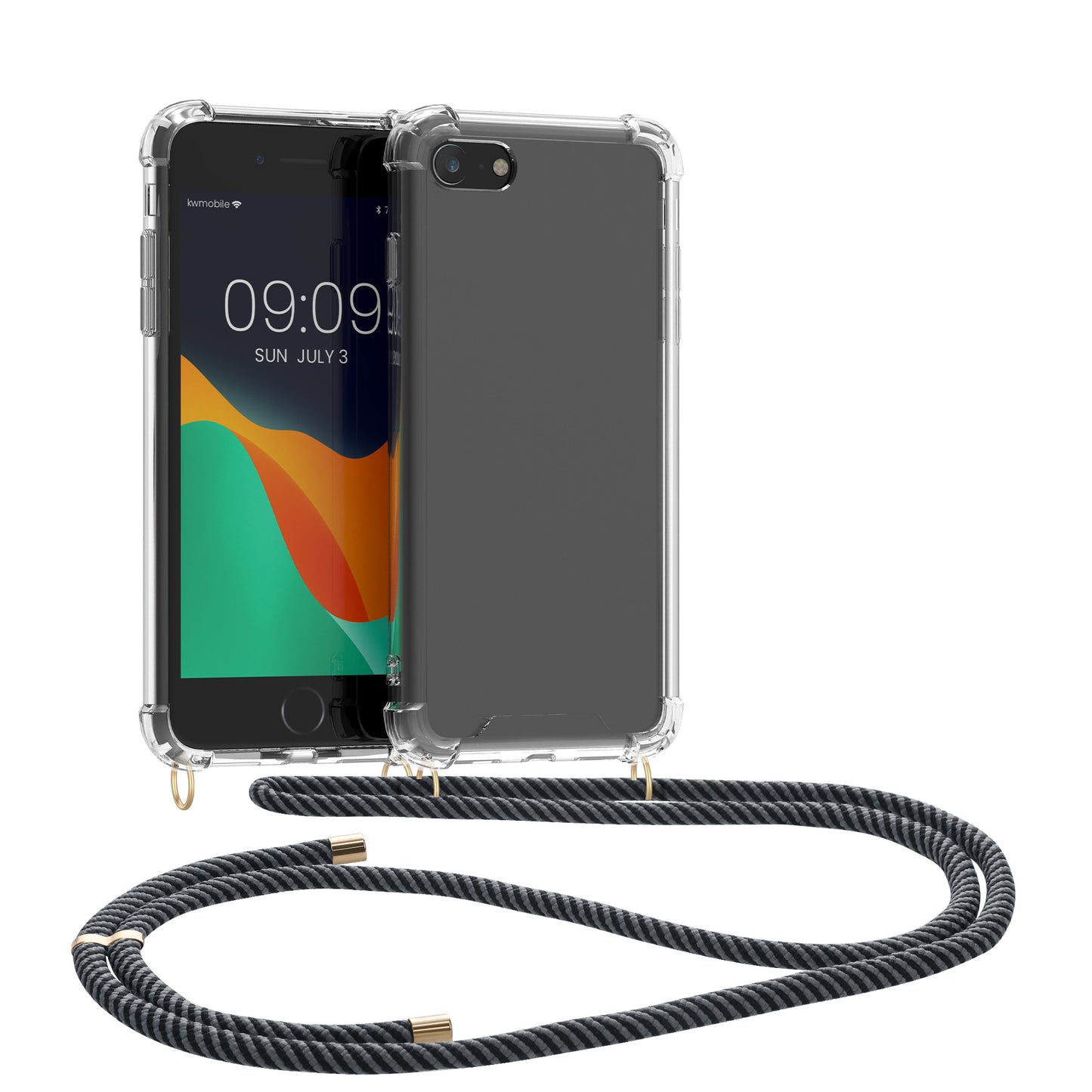 Handykette Silikon Handyhülle für Apple iPhone SE (2022) / iPhone SE (2020) / iPhone 8 / iPhone 7