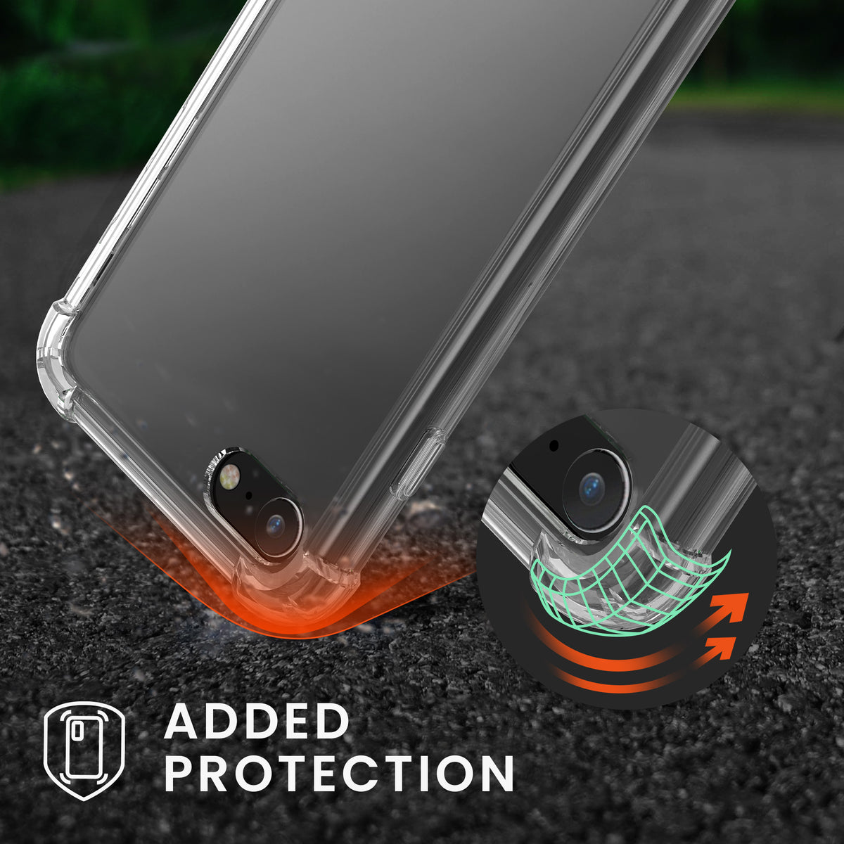 Handykette Silikon Handyhülle für Apple iPhone SE (2022) / iPhone SE (2020) / iPhone 8 / iPhone 7