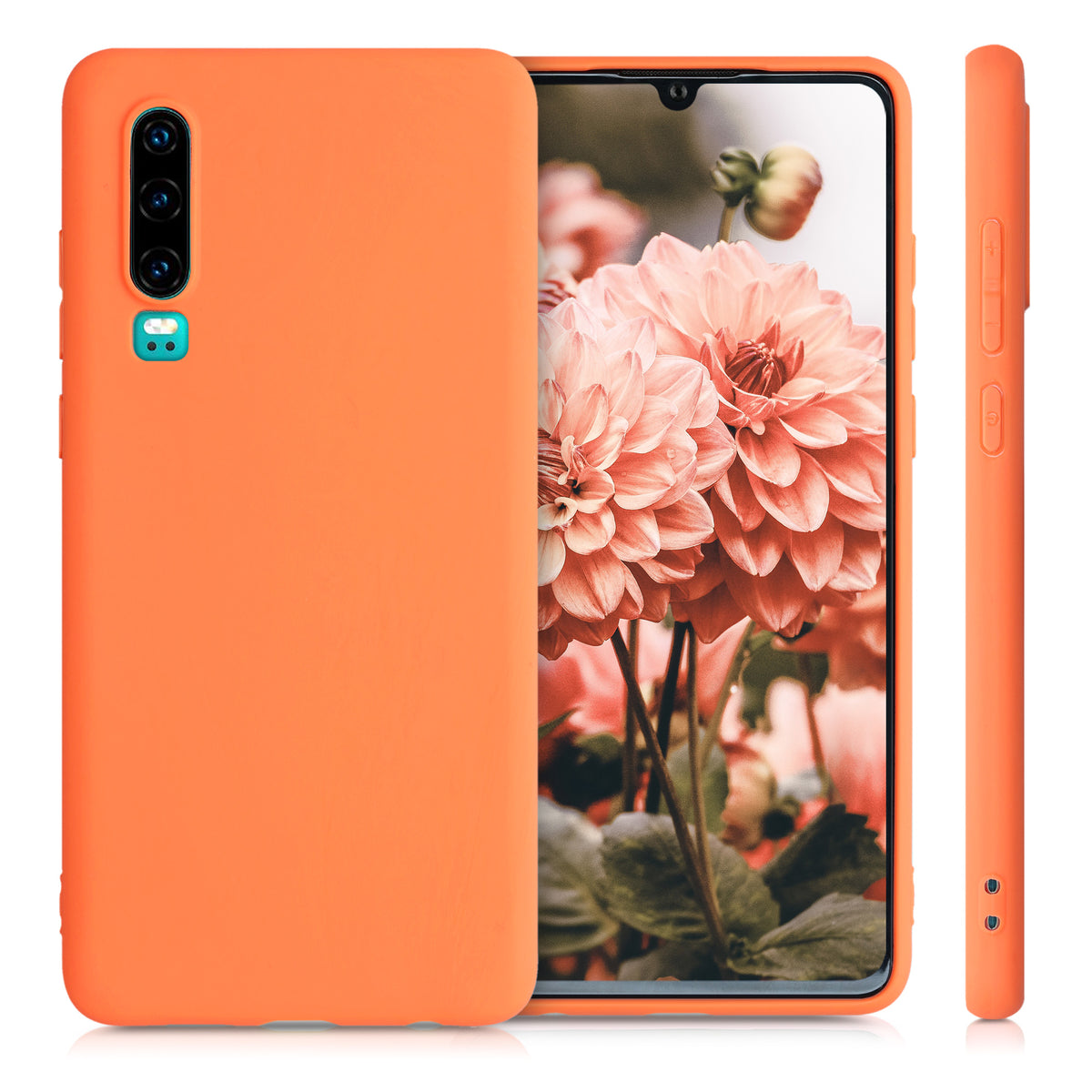 kwmobile Handyhülle für Huawei P30 Hülle - Kabelloses Laden - Schutzhülle Cover