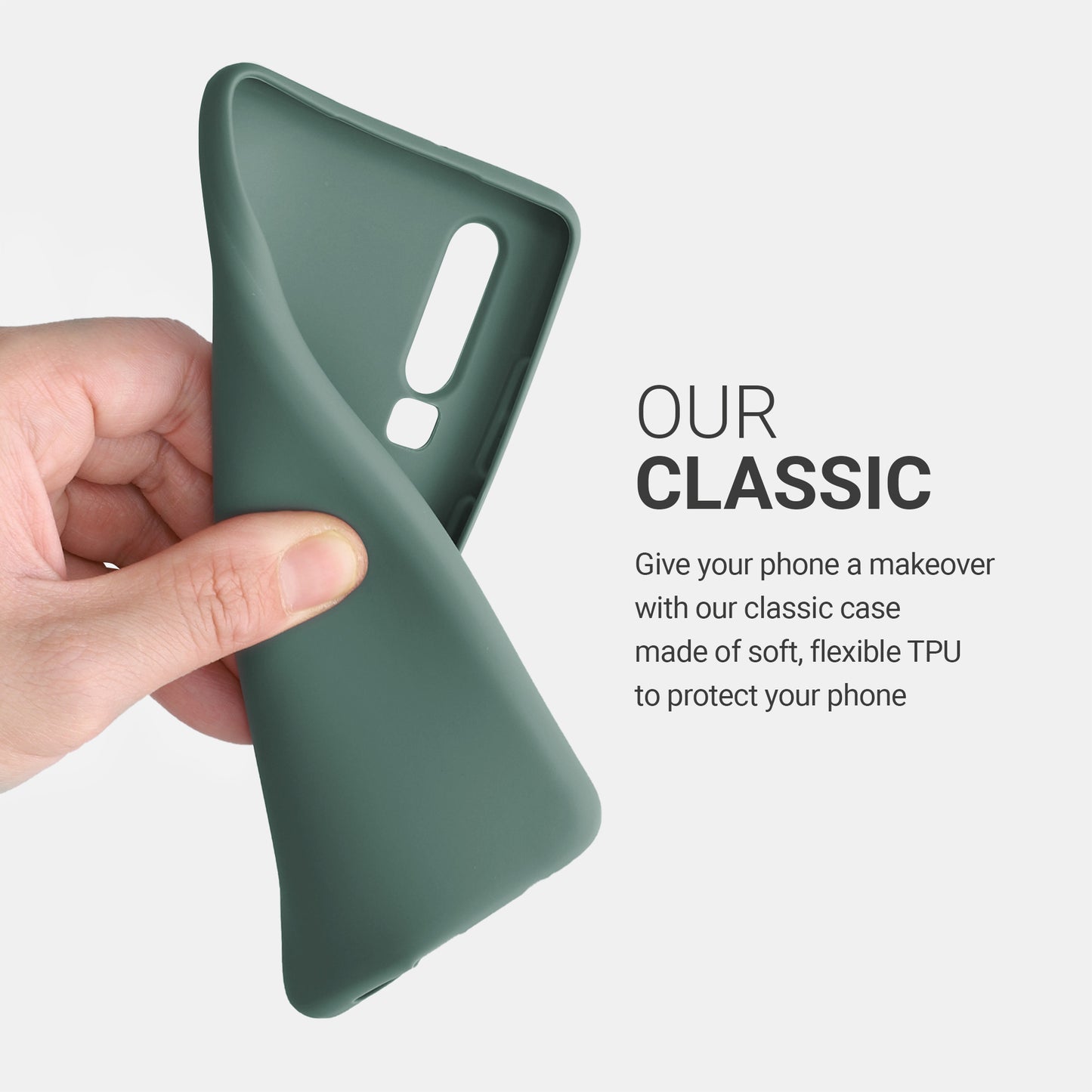 kwmobile Handyhülle für Huawei P30 Hülle - Kabelloses Laden - Schutzhülle Cover