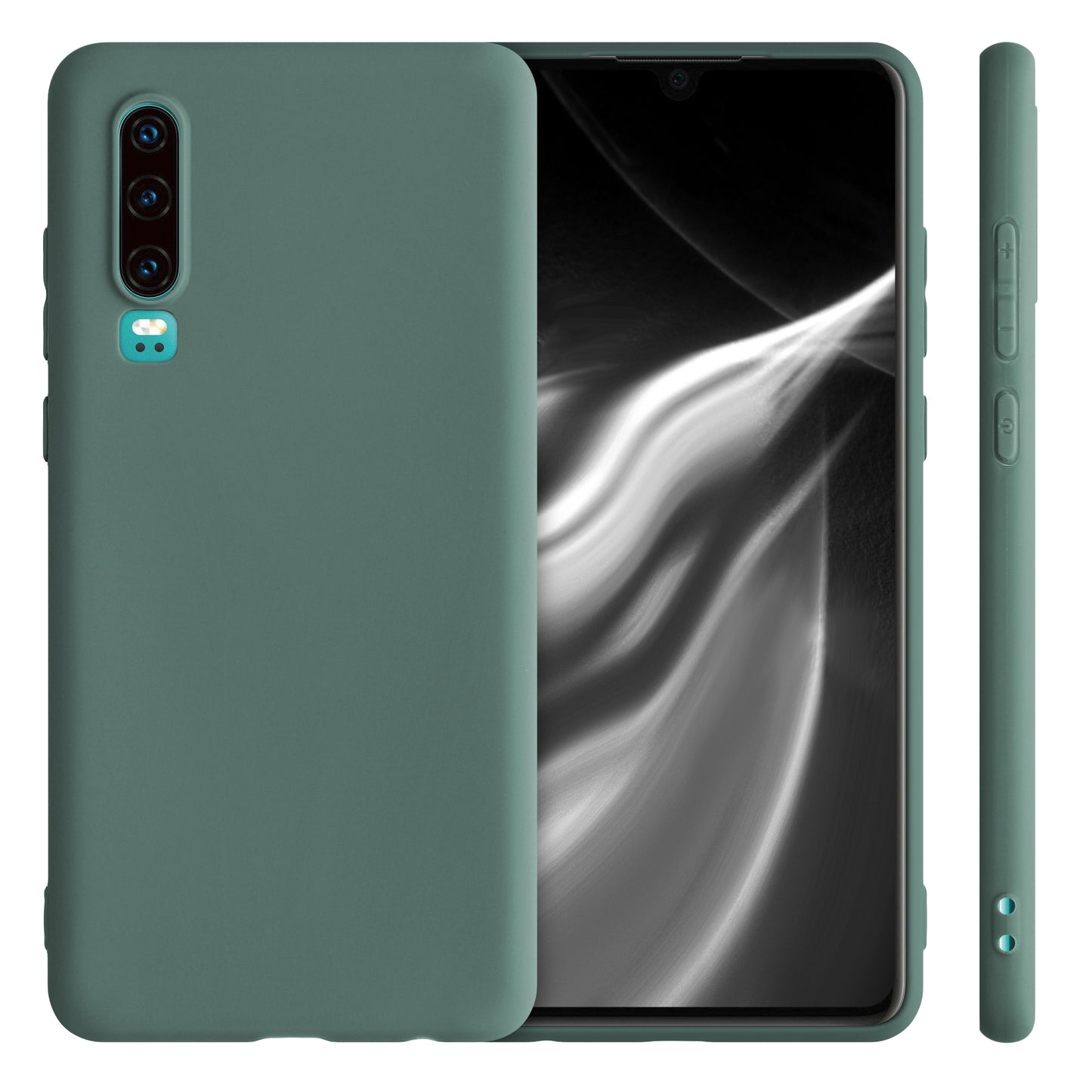 kwmobile Handyhülle für Huawei P30 Hülle - Kabelloses Laden - Schutzhülle Cover