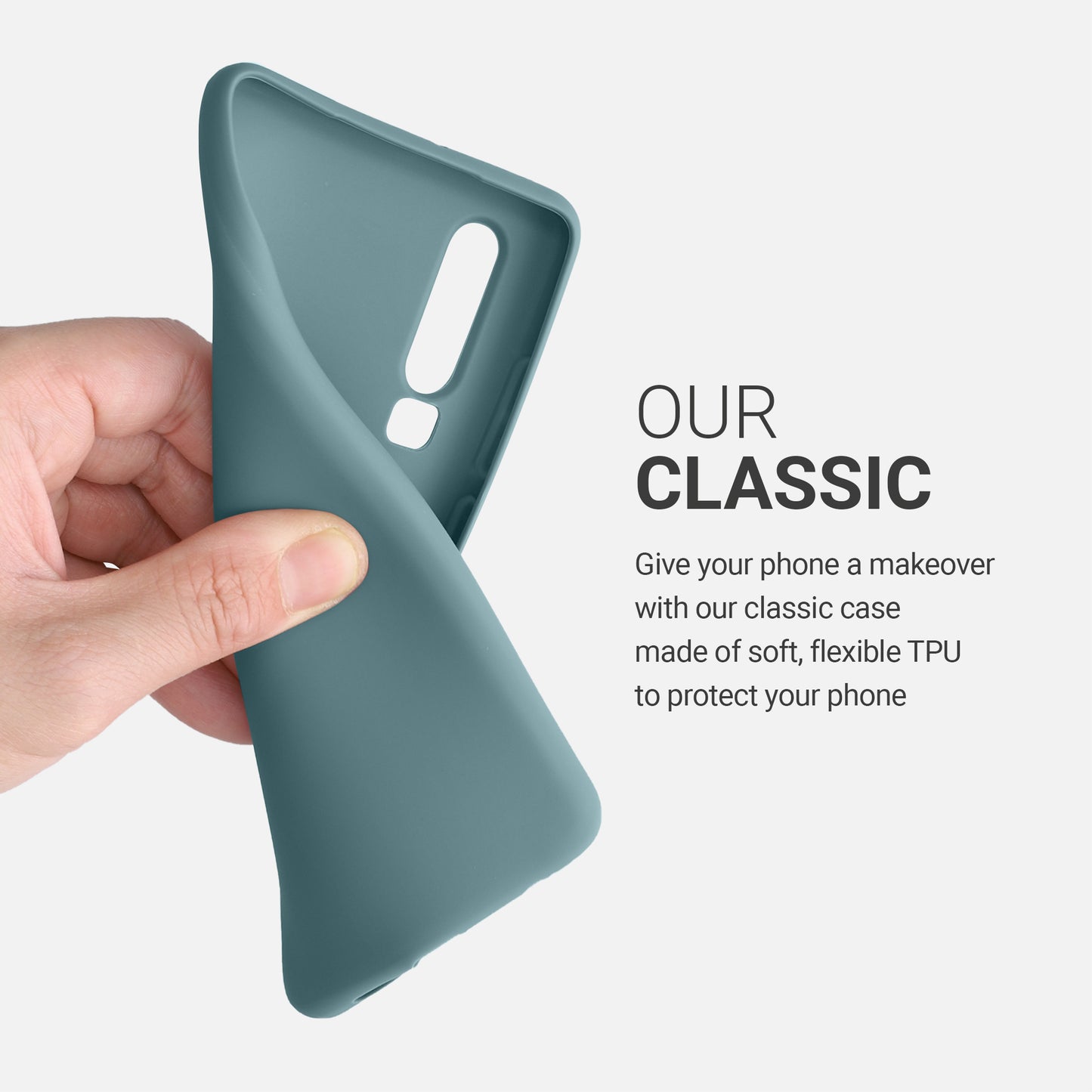 kwmobile Handyhülle für Huawei P30 Hülle - Kabelloses Laden - Schutzhülle Cover