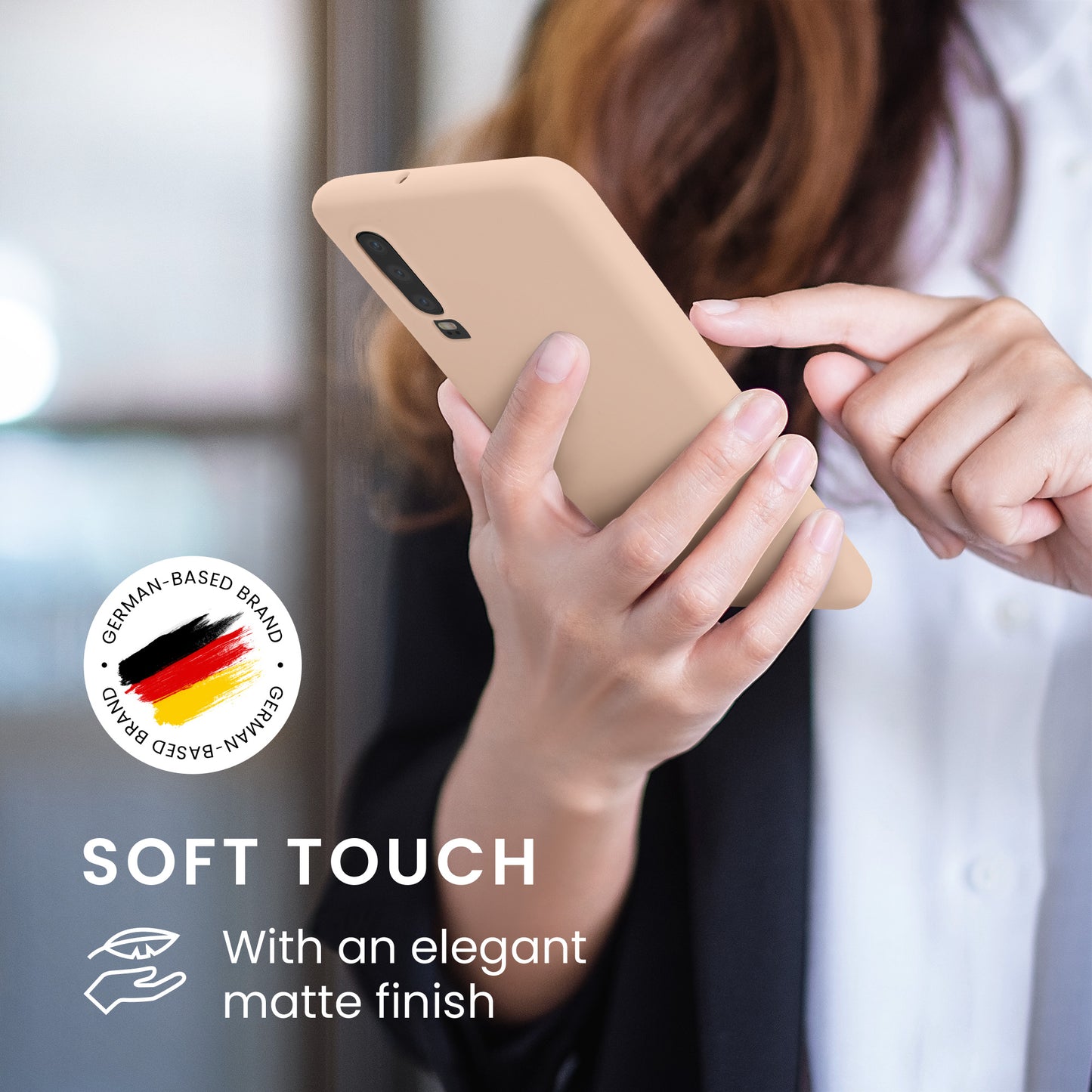 kwmobile Handyhülle für Huawei P30 Hülle - Kabelloses Laden - Schutzhülle Cover