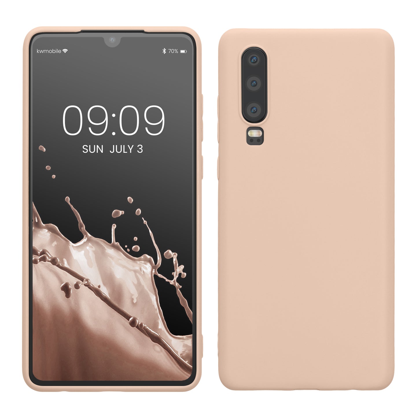 kwmobile Handyhülle für Huawei P30 Hülle - Kabelloses Laden - Schutzhülle Cover