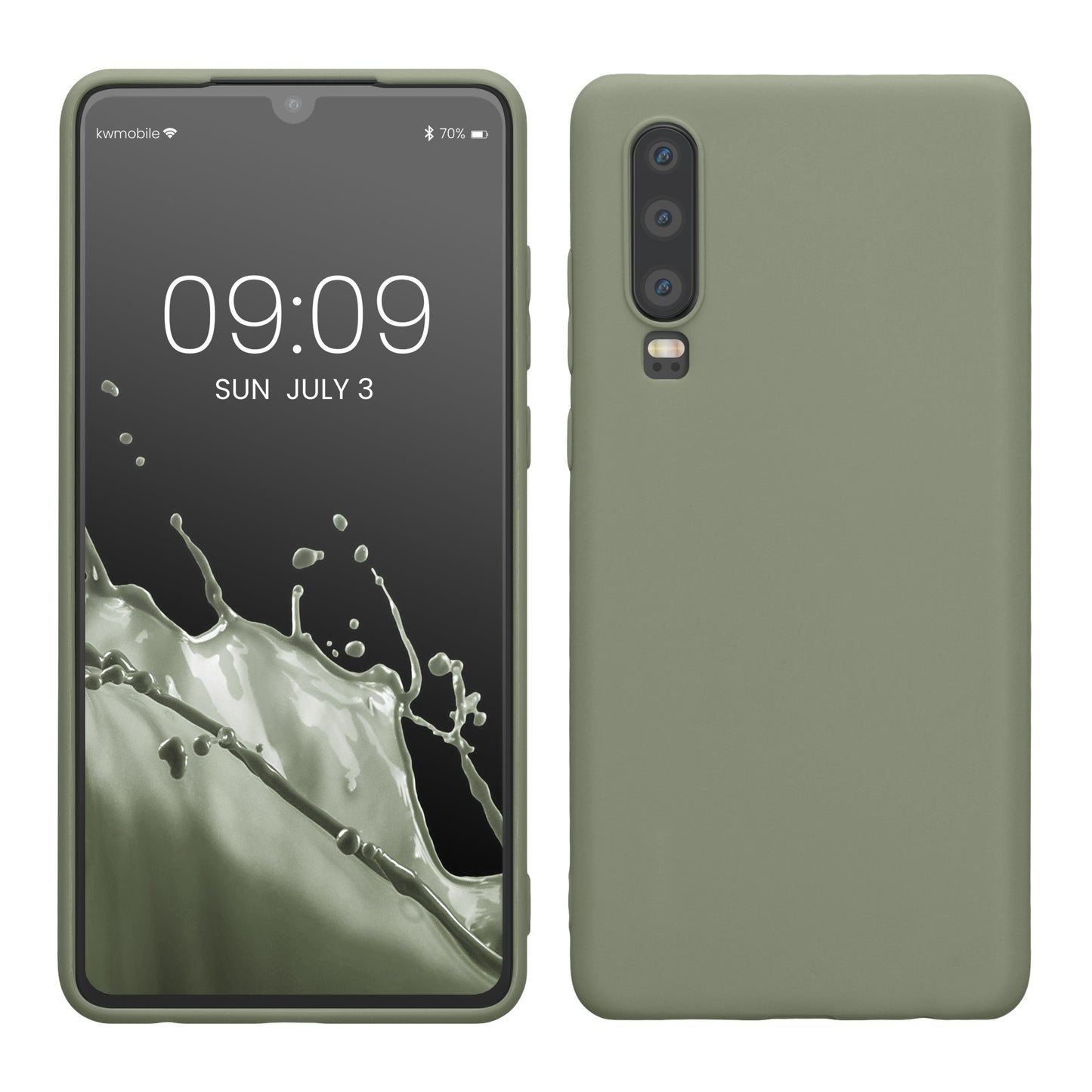 kwmobile Handyhülle für Huawei P30 Hülle - Kabelloses Laden - Schutzhülle Cover