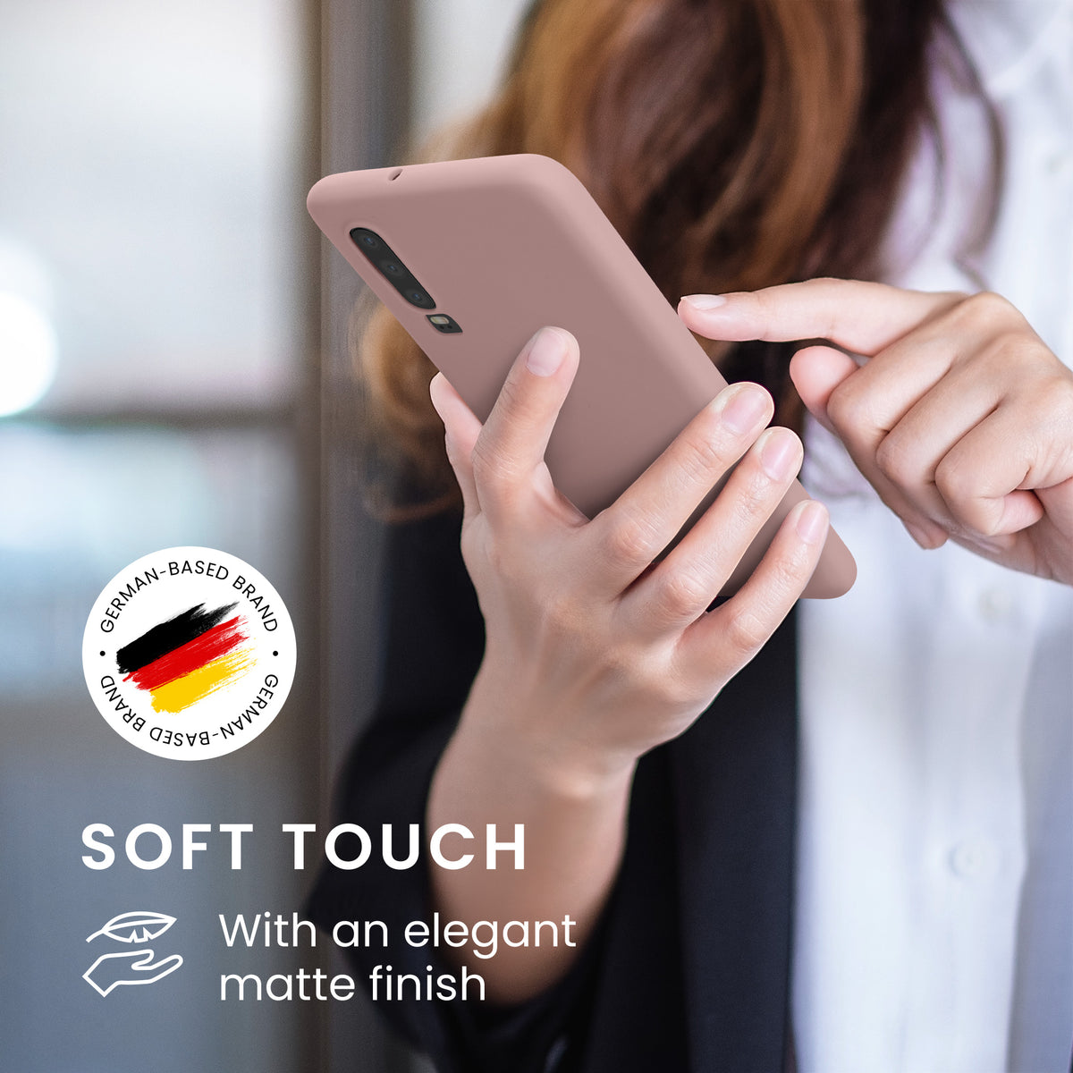 kwmobile Handyhülle für Huawei P30 Hülle - Kabelloses Laden - Schutzhülle Cover