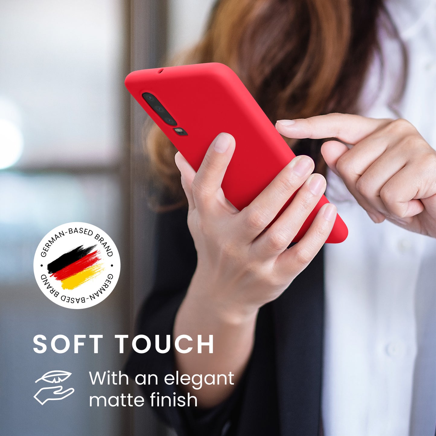 kwmobile Handyhülle für Huawei P30 Hülle - Kabelloses Laden - Schutzhülle Cover
