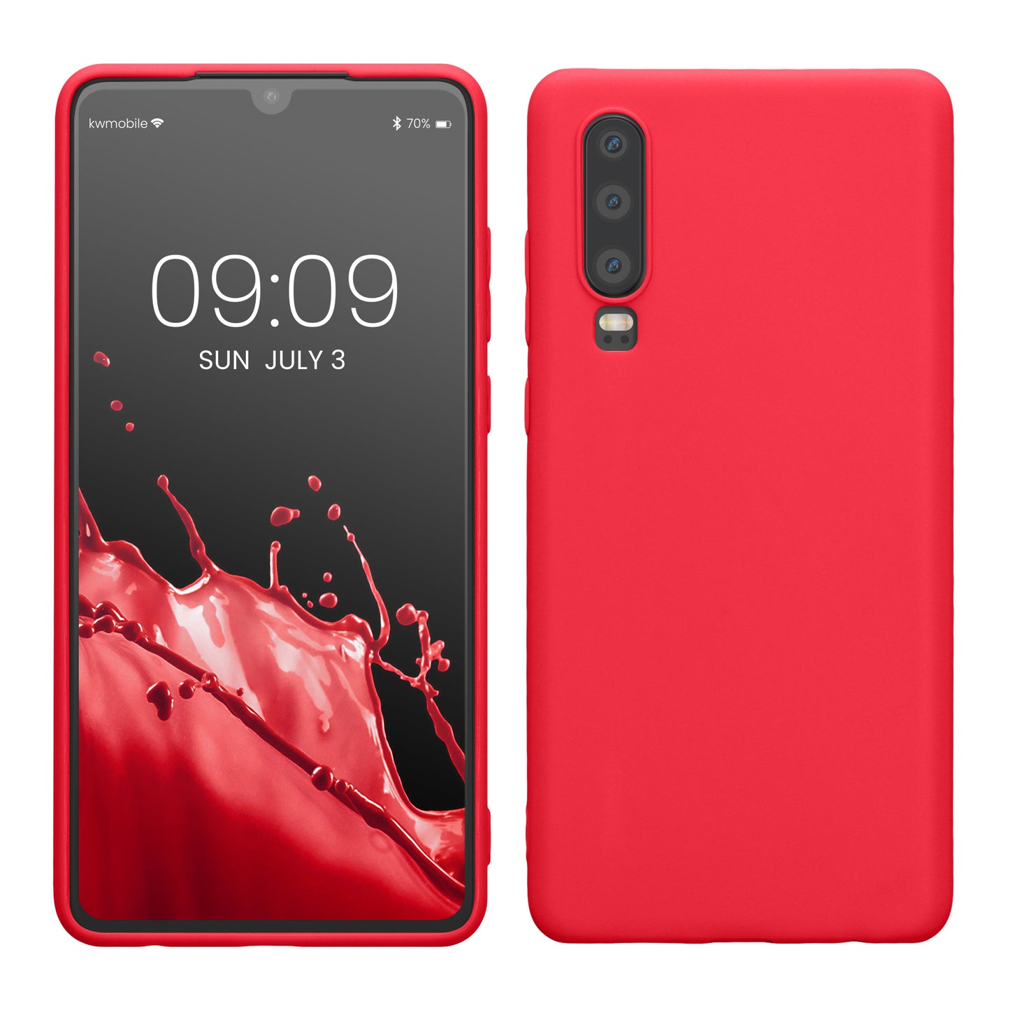 kwmobile Handyhülle für Huawei P30 Hülle - Kabelloses Laden - Schutzhülle Cover