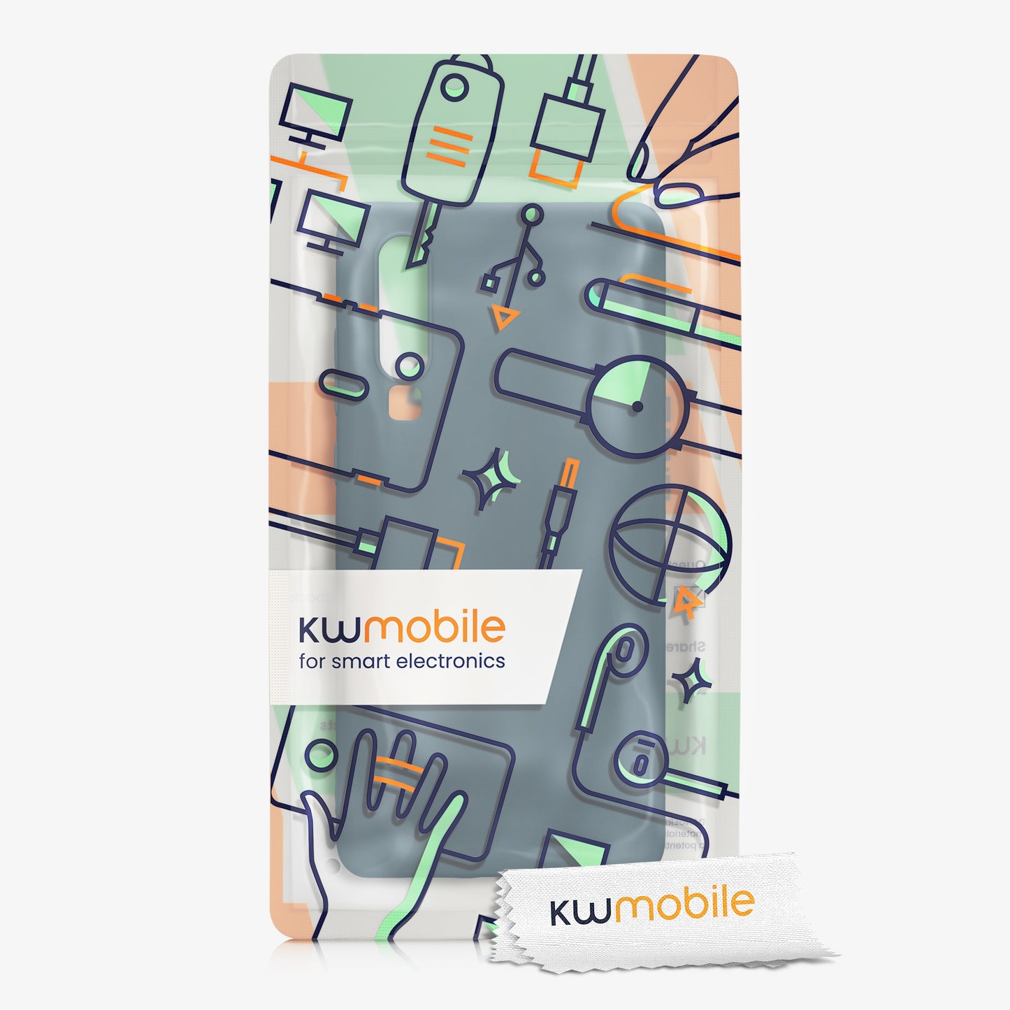 kwmobile Handyhülle für Huawei P30 Hülle - Kabelloses Laden - Schutzhülle Cover