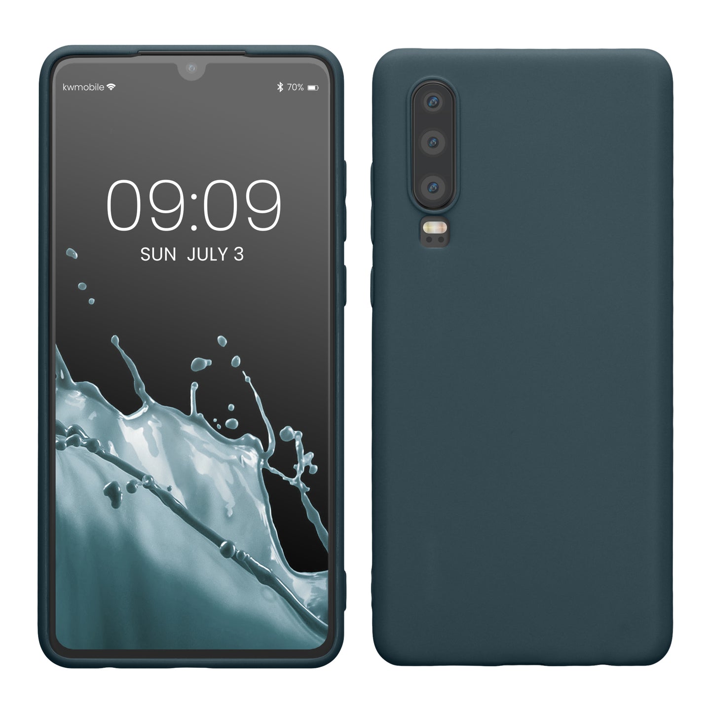 kwmobile Handyhülle für Huawei P30 Hülle - Kabelloses Laden - Schutzhülle Cover