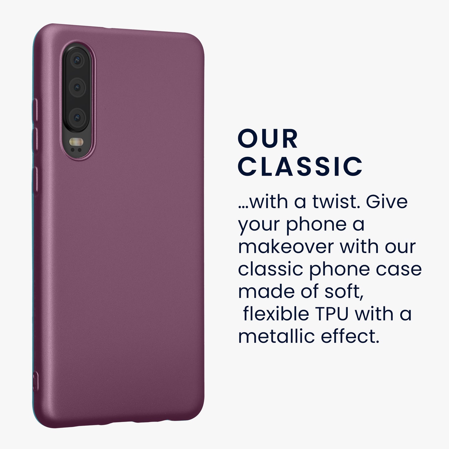 kwmobile Handyhülle für Huawei P30 Hülle - Silikon Case - Schutzhülle Cover