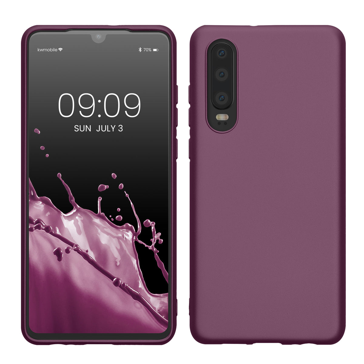 kwmobile Handyhülle für Huawei P30 Hülle - Silikon Case - Schutzhülle Cover
