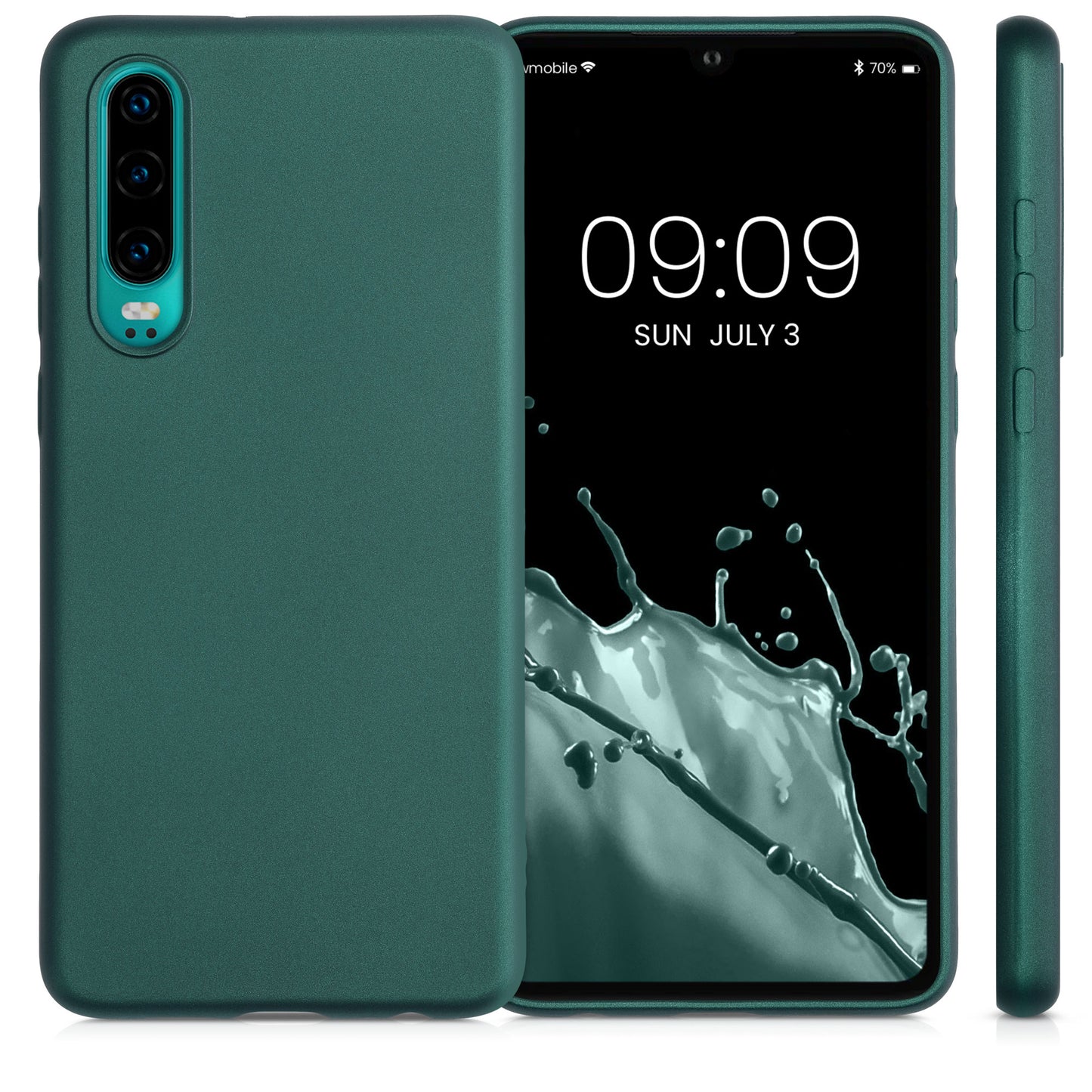 kwmobile Handyhülle für Huawei P30 Hülle - Silikon Case - Schutzhülle Cover