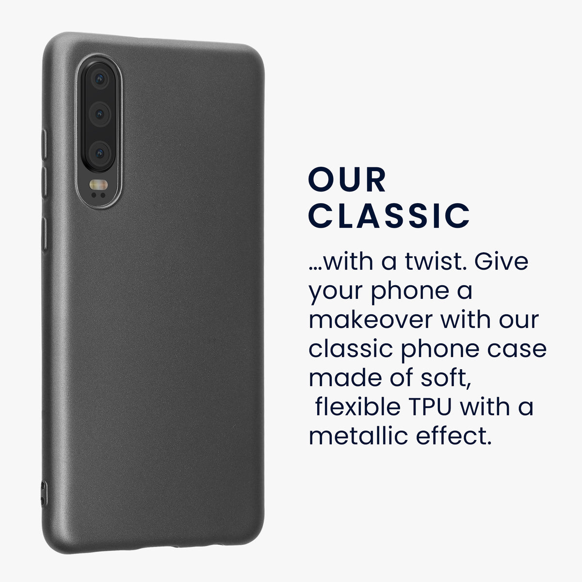 kwmobile Handyhülle für Huawei P30 Hülle - Silikon Case - Schutzhülle Cover