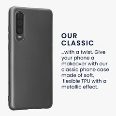 Huawei P30 metallische Silikon Handyhülle