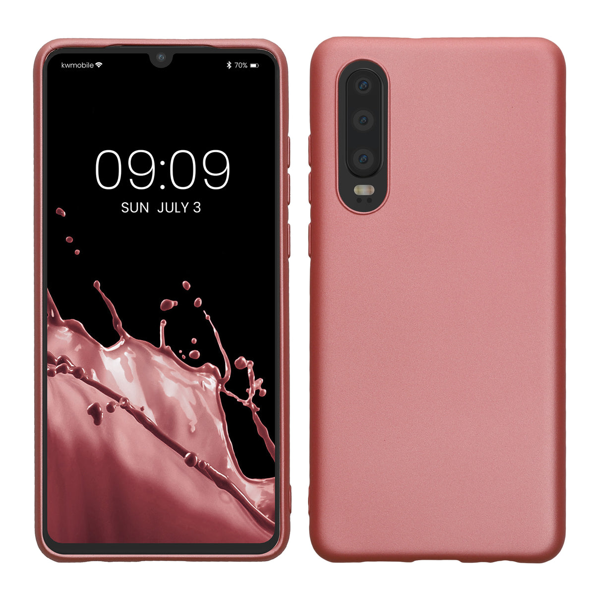 kwmobile Handyhülle für Huawei P30 Hülle - Silikon Case - Schutzhülle Cover