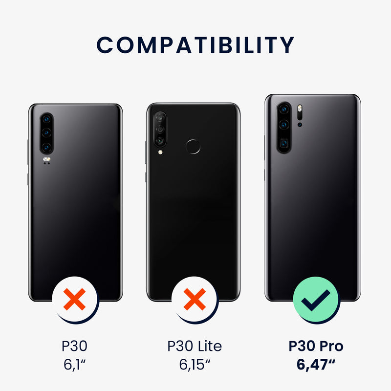 kwmobile Handyhülle für Huawei P30 Pro Hülle - Silikon Case schutzhülle Cover