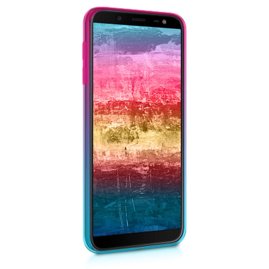 kwmobile Case kompatibel mit Samsung Galaxy J6 - Hülle Handy - Handyhülle Transparent
