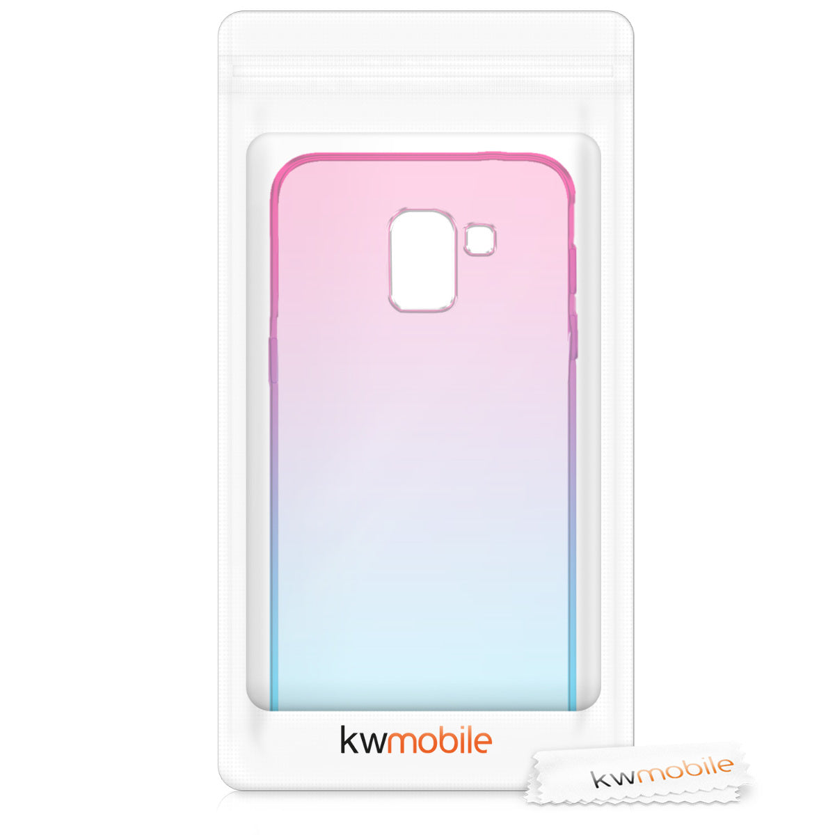 kwmobile Case kompatibel mit Samsung Galaxy J6 - Hülle Handy - Handyhülle Transparent