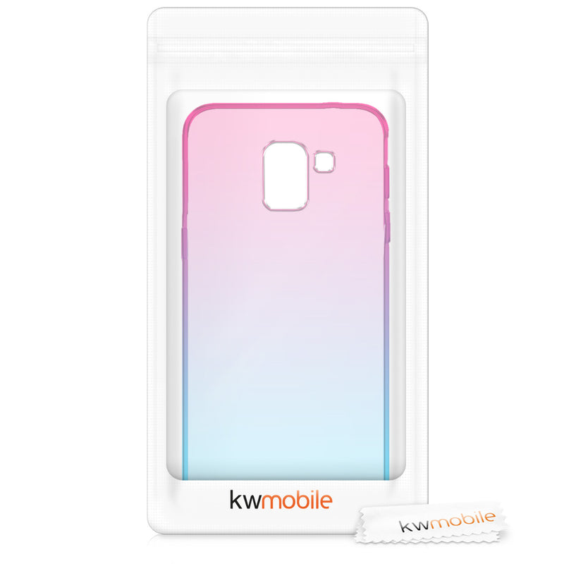 kwmobile Case kompatibel mit Samsung Galaxy J6 - Hülle Handy - Handyhülle Transparent