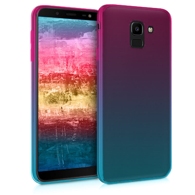 kwmobile Case kompatibel mit Samsung Galaxy J6 - Hülle Handy - Handyhülle Transparent