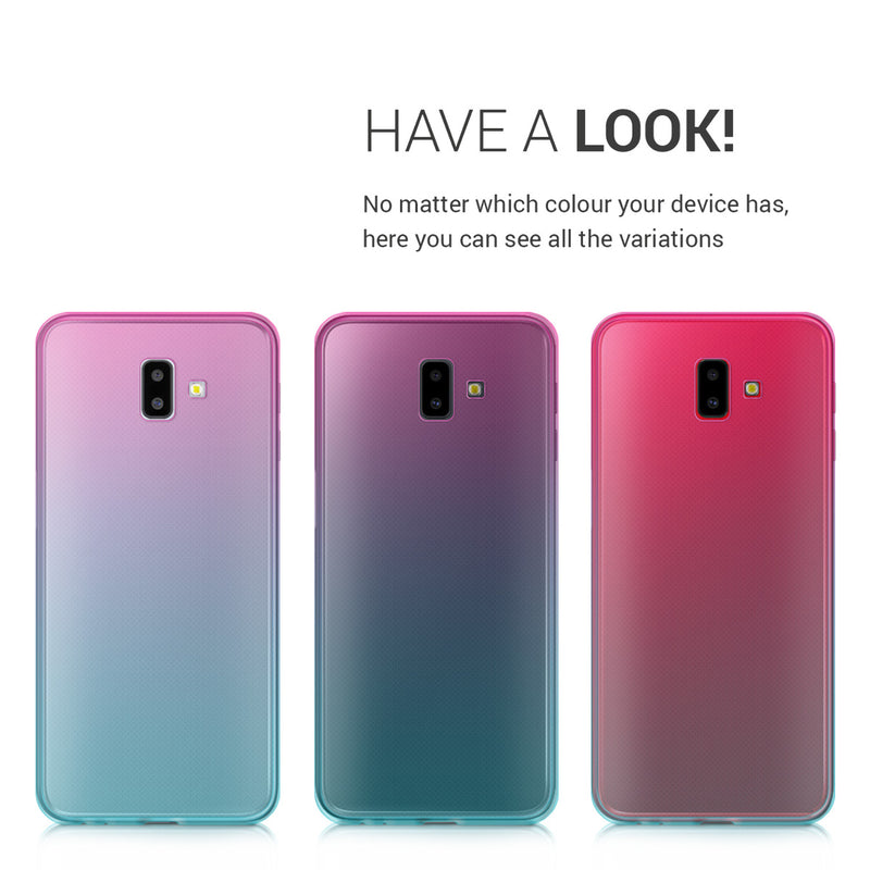 Samsung Galaxy J6+ / J6 Plus DUOS Handyhülle Regenbogen Farbverlauf