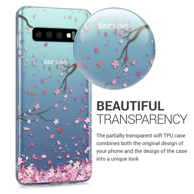 kwmobile Case kompatibel mit Samsung Galaxy S10 - Hülle Silikon transparent