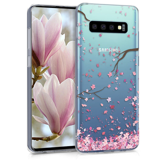 kwmobile Case kompatibel mit Samsung Galaxy S10 - Hülle Silikon transparent
