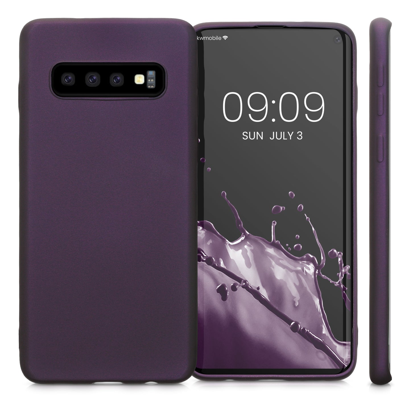 Samsung Galaxy S10 Silikon Handyhülle Metallic