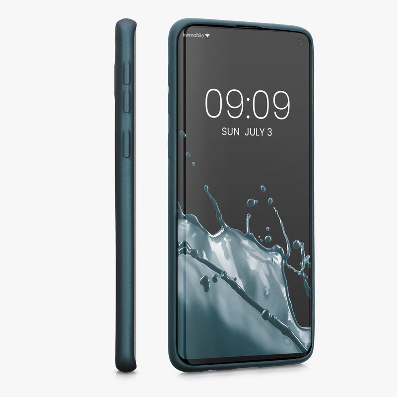 Samsung Galaxy S10 Silikon Handyhülle Metallic
