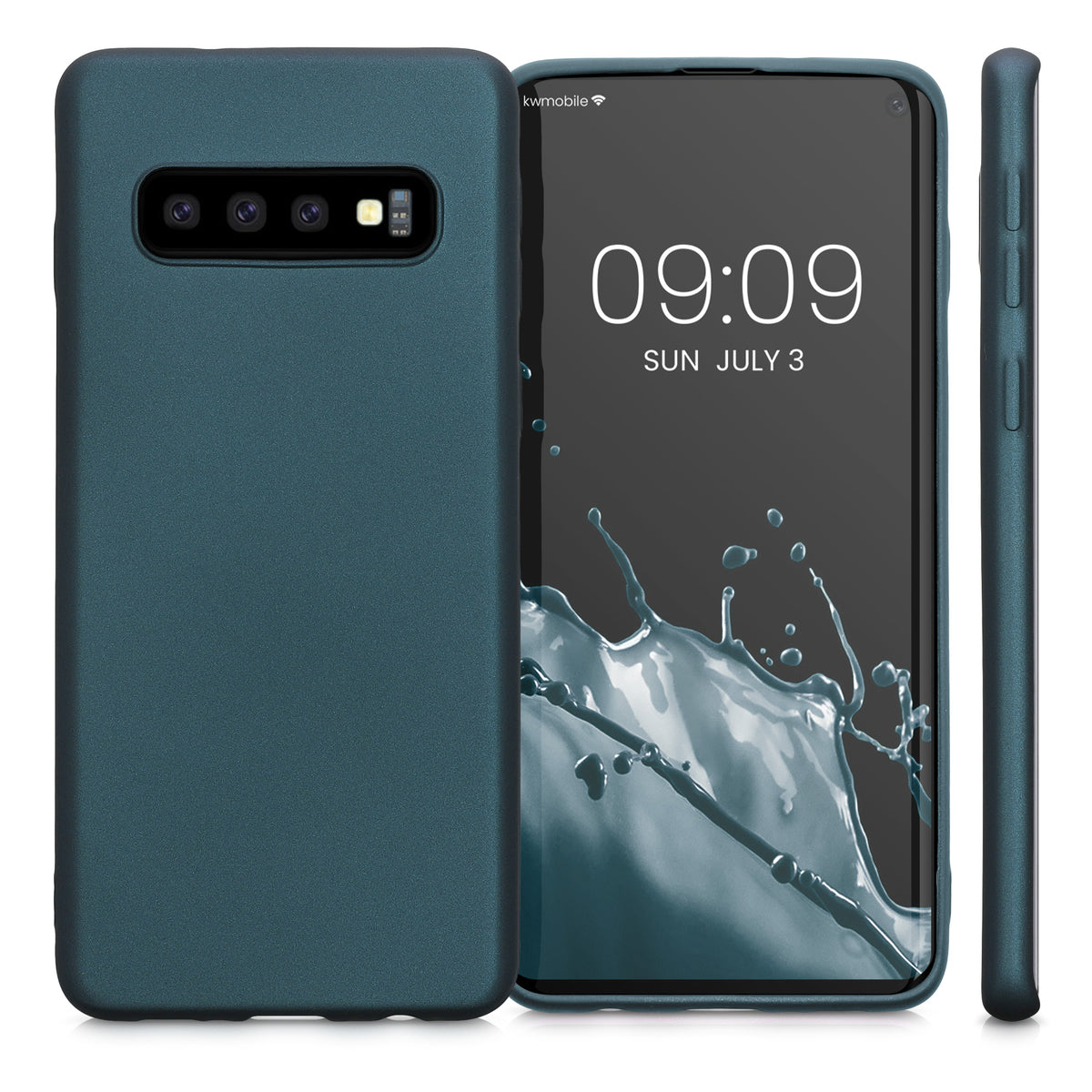 Samsung Galaxy S10 Silikon Handyhülle Metallic