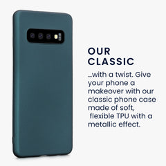 Samsung Galaxy S10 Silikon Handyhülle Metallic