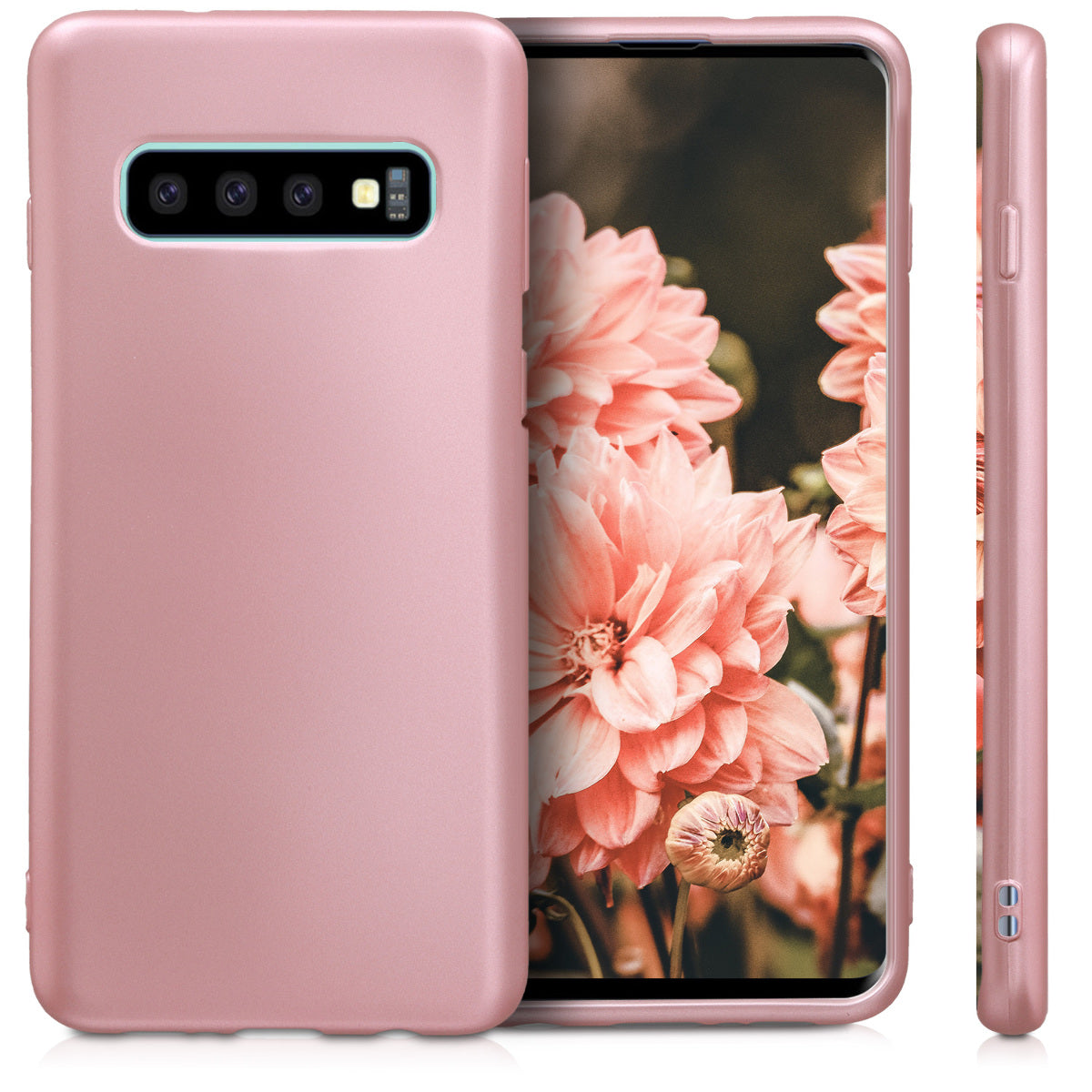 Samsung Galaxy S10 Silikon Handyhülle Metallic