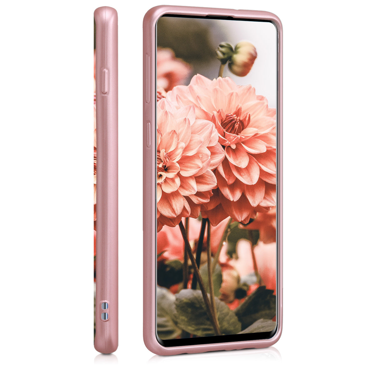 Samsung Galaxy S10 Silikon Handyhülle Metallic