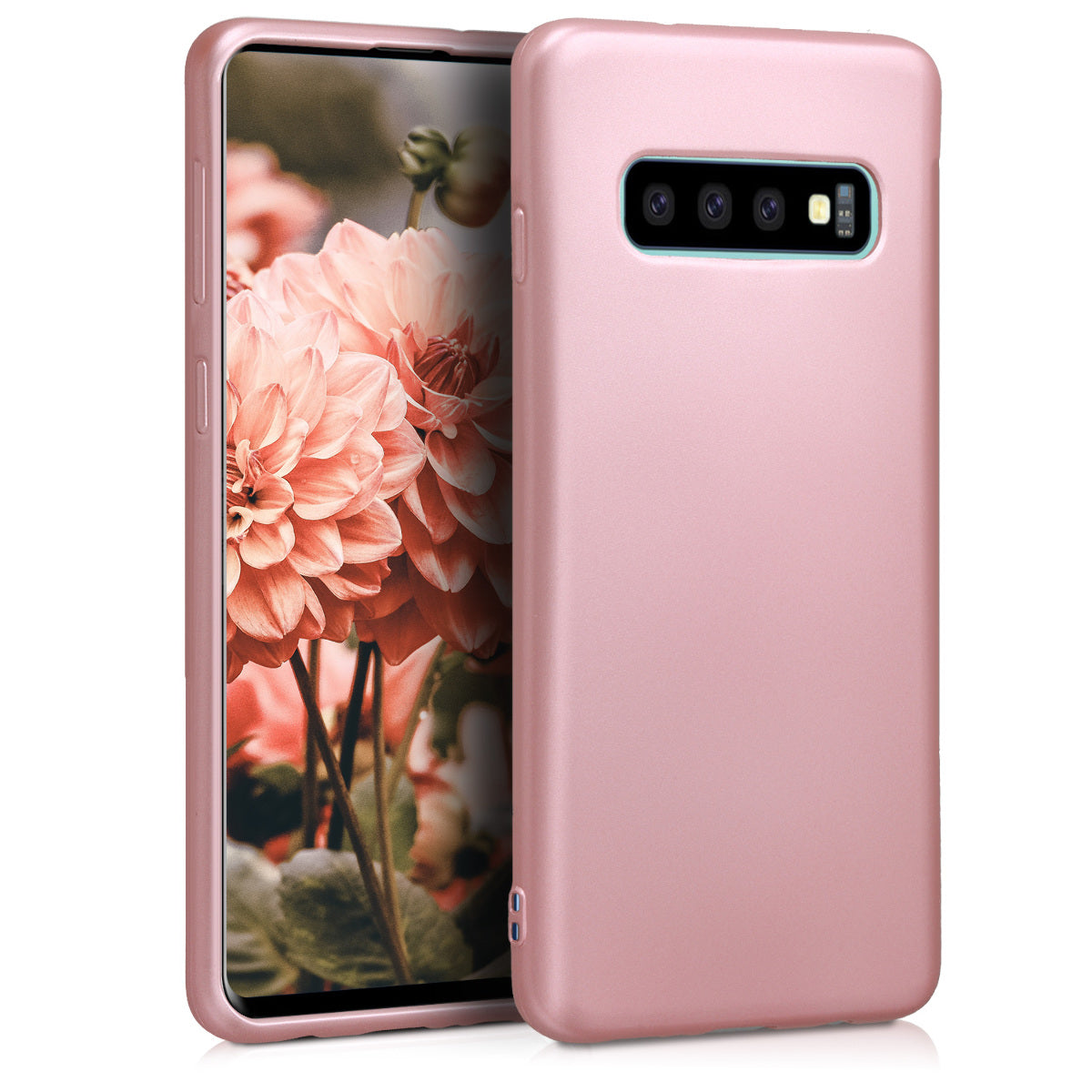 Samsung Galaxy S10 Silikon Handyhülle Metallic