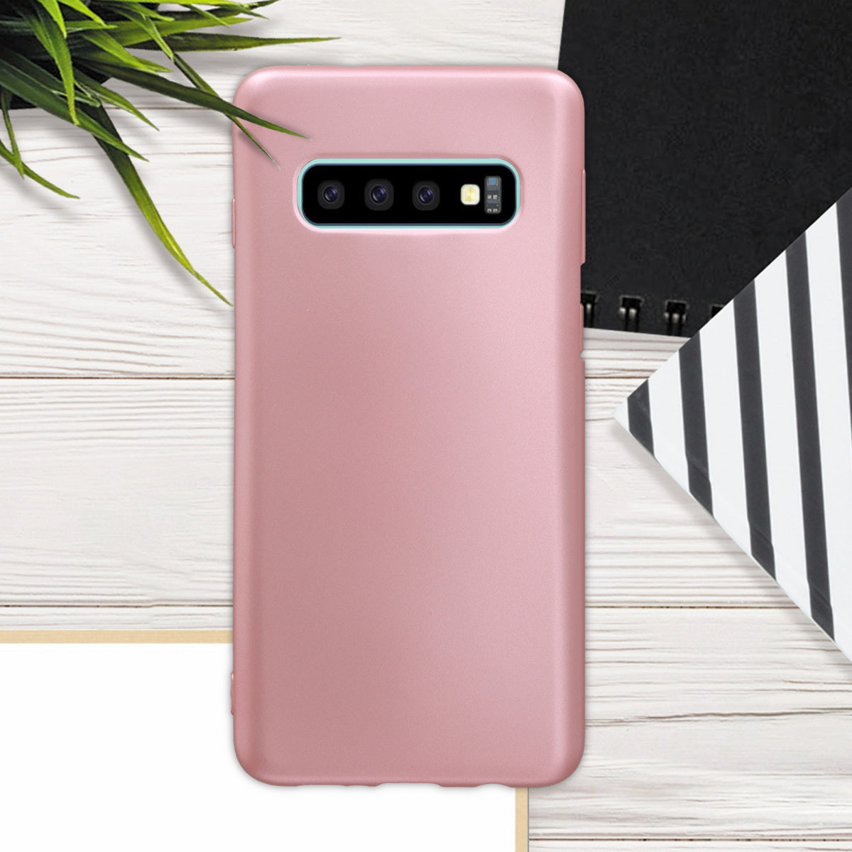 Samsung Galaxy S10 Silikon Handyhülle Metallic