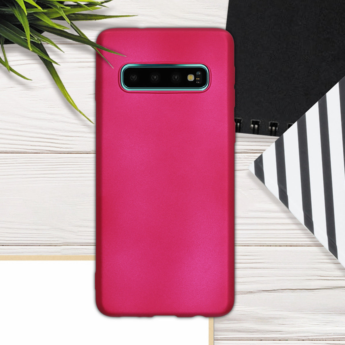 Samsung Galaxy S10 Silikon Handyhülle Metallic