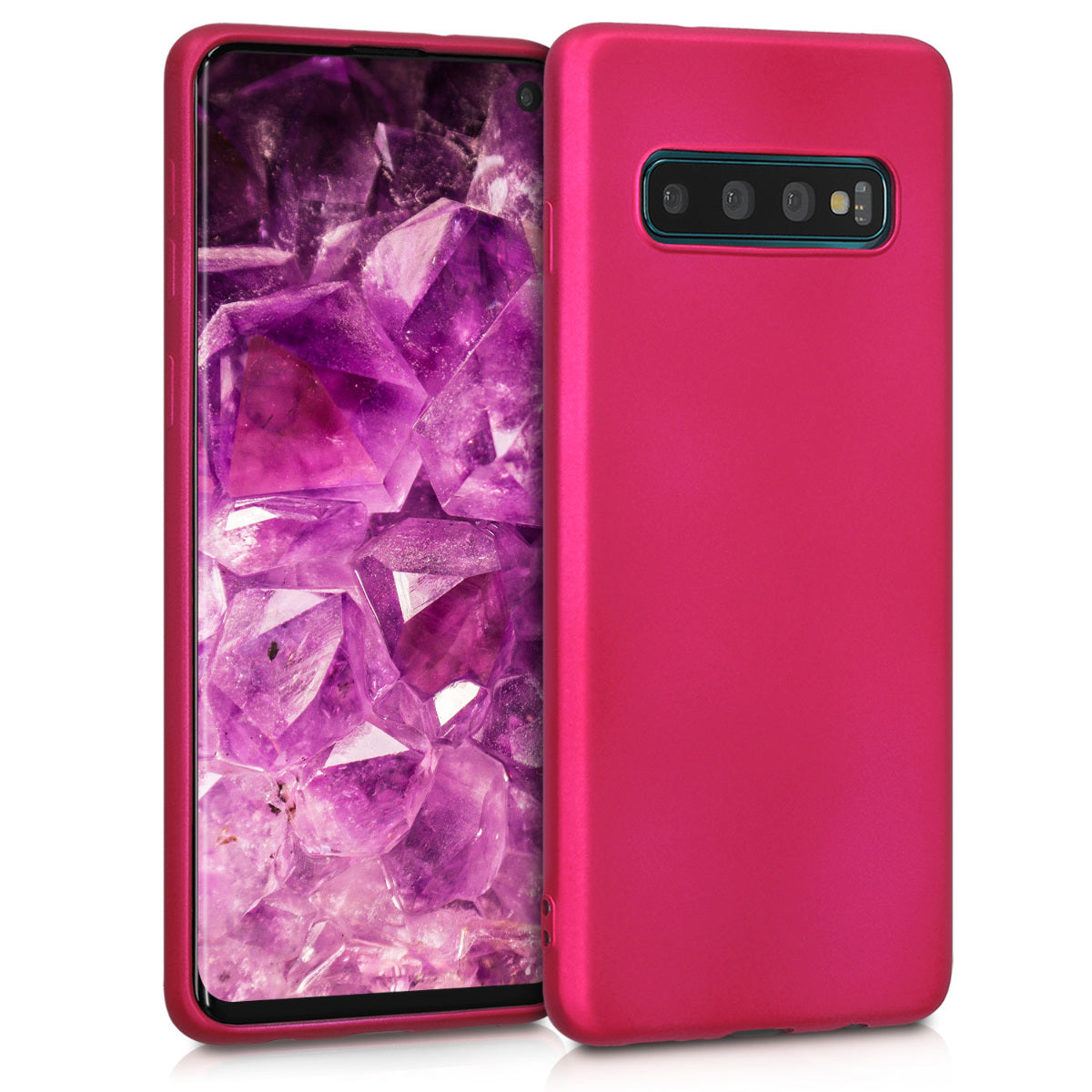 Samsung Galaxy S10 Silikon Handyhülle Metallic