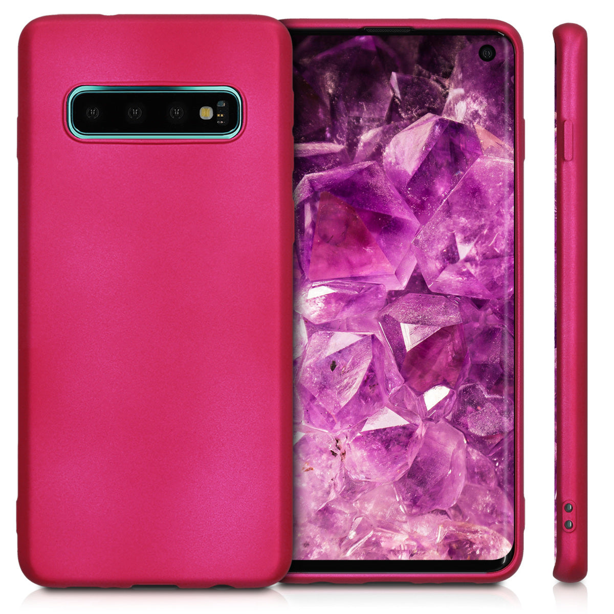 Samsung Galaxy S10 Silikon Handyhülle Metallic