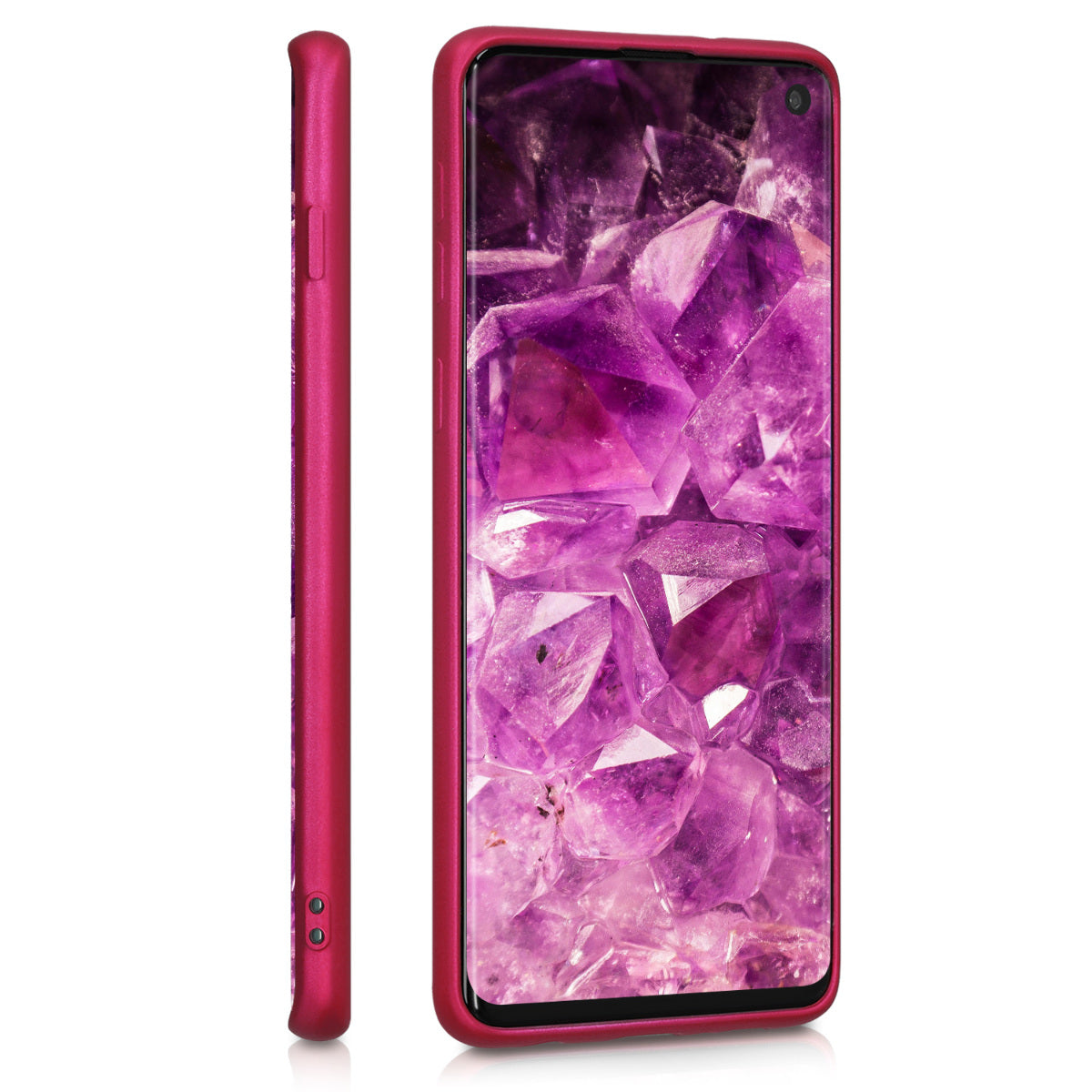 Samsung Galaxy S10 Silikon Handyhülle Metallic