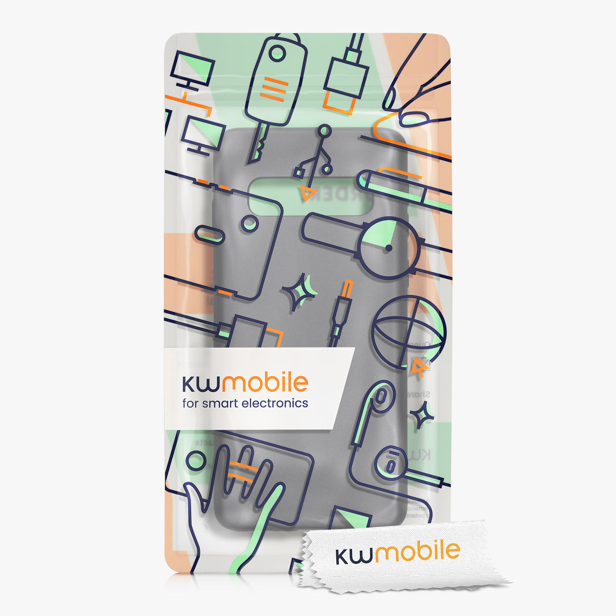 Samsung Galaxy S10 Silikon Handyhülle Metallic